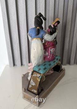 Vtg Franklin Mint Porcelain Statuette Sisters Of Spring By Caroline Young