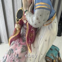 Vtg Franklin Mint Porcelain Statuette Sisters Of Spring By Caroline Young