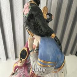 Vtg Franklin Mint Porcelain Statuette Sisters Of Spring By Caroline Young