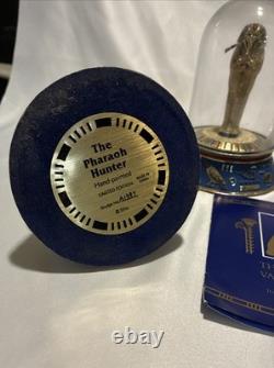 Vtg Franklin Mint Treasures of Ancient Egypt Glass Dome Lot Of 4 with COA Booklet
