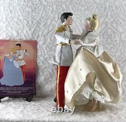 Walt Disney Cinderella & Prince Charming Porcelain Dolls? Franklin Mint Heirloom