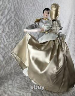 Walt Disney Cinderella & Prince Charming Porcelain Dolls? Franklin Mint Heirloom