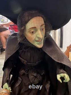 Wicked Witch of The West Porcelain Doll Franklin Mint Heirloom Wizard of Oz