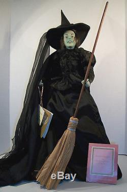 Wicked Witch of the West Doll Franklin Mint porcelain Wizard of Oz Collection