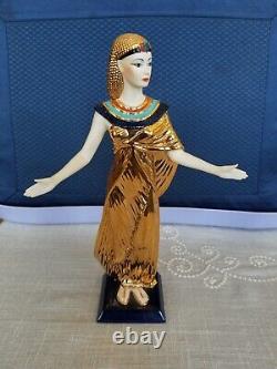 With COA 1989 Franklin Mint Selket The Goddess of Magic Figurine 24k Gold