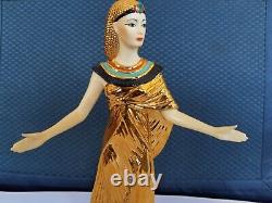 With COA 1989 Franklin Mint Selket The Goddess of Magic Figurine 24k Gold