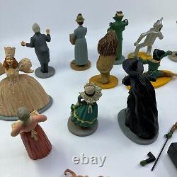 Wizard Of Oz Franklin Mint 19 Pc Set With Cards Lot Vintage 1988 FLAWS As Is