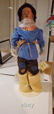 Wizard Of Oz Scarecrow FRANKLIN MINT Brand New Collectible Porcelain Doll Boxed