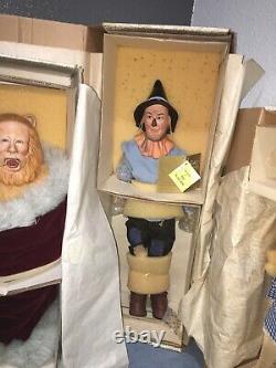 Wizard of Oz Franklin Heirloom Porcelain Dolls Dorothy Tin Man Scarecrow with COA