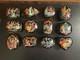 Working Vintage Franklin Mint 1988 Porcelain Russian Ballet Music Box Set of 12