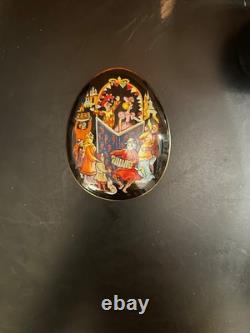 Working Vintage Franklin Mint 1988 Porcelain Russian Ballet Music Box Set of 12