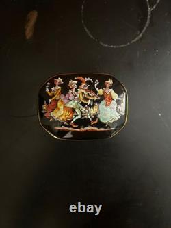 Working Vintage Franklin Mint 1988 Porcelain Russian Ballet Music Box Set of 12