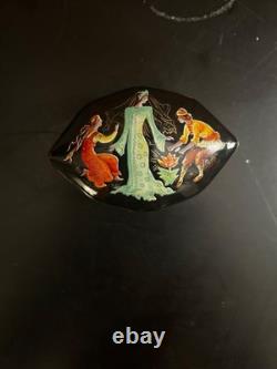 Working Vintage Franklin Mint 1988 Porcelain Russian Ballet Music Box Set of 12