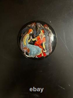 Working Vintage Franklin Mint 1988 Porcelain Russian Ballet Music Box Set of 12