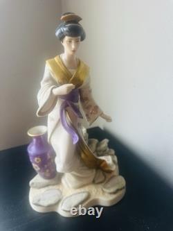Yoshiko Manabu Saito The Franklin Mint Fine Porcelain Figure Pre-owned READ